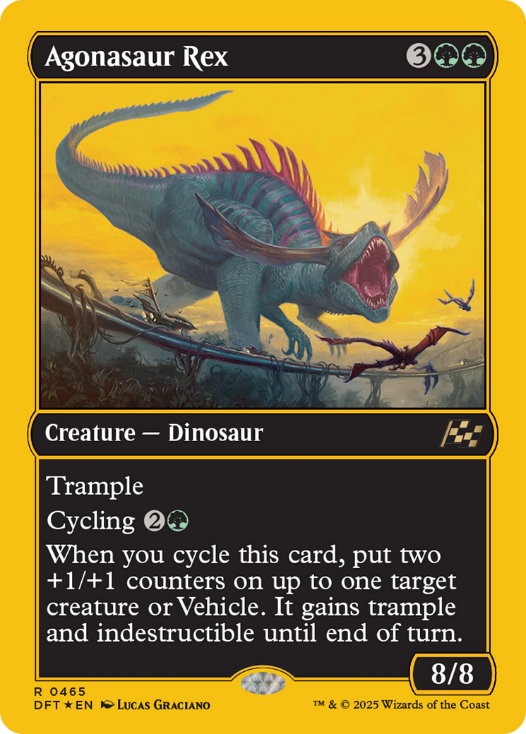 Agonasaur Rex (First-Place Foil) [Aetherdrift] - Trinity Hobby