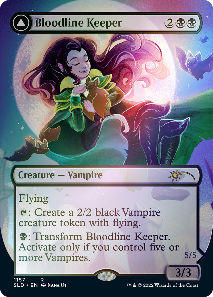 Bloodline Keeper // Lord of Lineage (Borderless) [Secret Lair: From Cute to Brute] - Trinity Hobby