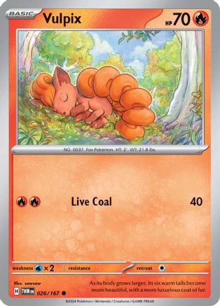 Vulpix (026/167) [Scarlet & Violet: Twilight Masquerade] - Trinity Hobby
