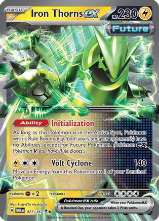 Iron Thorns ex (077/167) [Scarlet & Violet: Twilight Masquerade] - Trinity Hobby