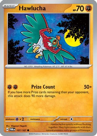 Hawlucha (107/167) [Scarlet & Violet: Twilight Masquerade] - Trinity Hobby