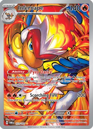 Infernape (173/167) [Scarlet & Violet: Twilight Masquerade] - Trinity Hobby