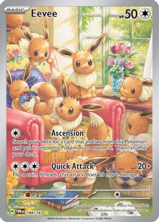 Eevee (188/167) [Scarlet & Violet: Twilight Masquerade] - Trinity Hobby