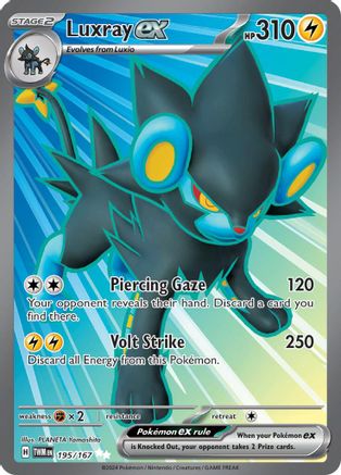 Luxray ex (195/167) [Scarlet & Violet: Twilight Masquerade] - Trinity Hobby