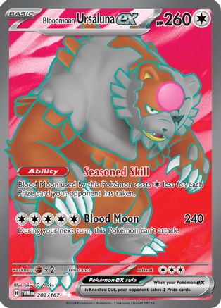 Bloodmoon Ursaluna ex (202/167) [Scarlet & Violet: Twilight Masquerade] - Trinity Hobby