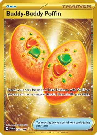 Buddy-Buddy Poffin (223/167) [Scarlet & Violet: Twilight Masquerade] - Trinity Hobby