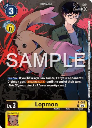 Lopmon [P-084] (Official Tournament Pack Vol.13) [Promotional Cards] - Trinity Hobby