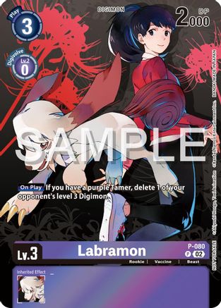 Labramon [P-080] (Official Tournament Pack Vol.13) [Promotional Cards] - Trinity Hobby