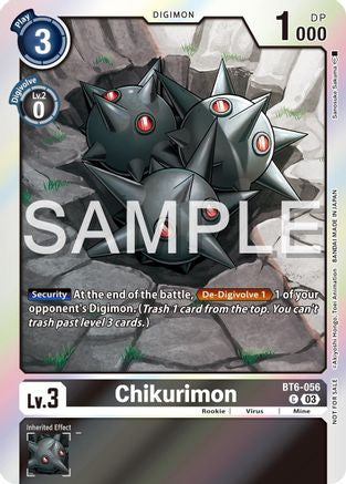 Chikurimon [BT6-056] (Official Tournament Vol.13 Winner Pack) [Double Diamond Promos] - Trinity Hobby