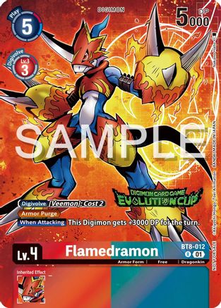 Flamedramon [BT8-012] (2024 Evolution Cup) [New Awakening Promos] - Trinity Hobby