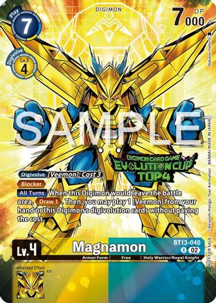 Magnamon [BT13-040] (2024 Evolution Cup Top 4) [Versus Royal Knights Booster Promos] - Trinity Hobby