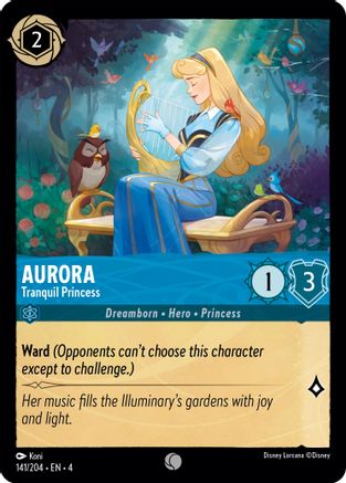 Aurora - Tranquil Princess (141/204) [Ursula's Return] - Trinity Hobby