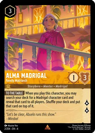 Alma Madrigal - Family Matriarch (2/204) [Ursula's Return] - Trinity Hobby