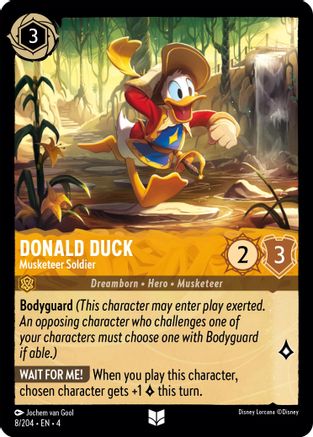 Donald Duck - Musketeer Soldier (8/204) [Ursula's Return] - Trinity Hobby