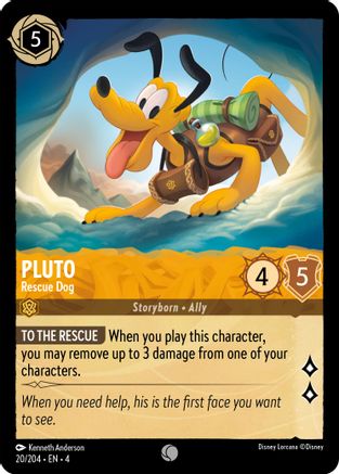 Pluto - Rescue Dog (20/204) [Ursula's Return] - Trinity Hobby