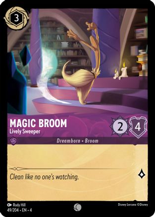 Magic Broom - Lively Sweeper (49/204) [Ursula's Return] - Trinity Hobby