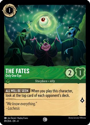 The Fates - Only One Eye (89/204) [Ursula's Return] - Trinity Hobby