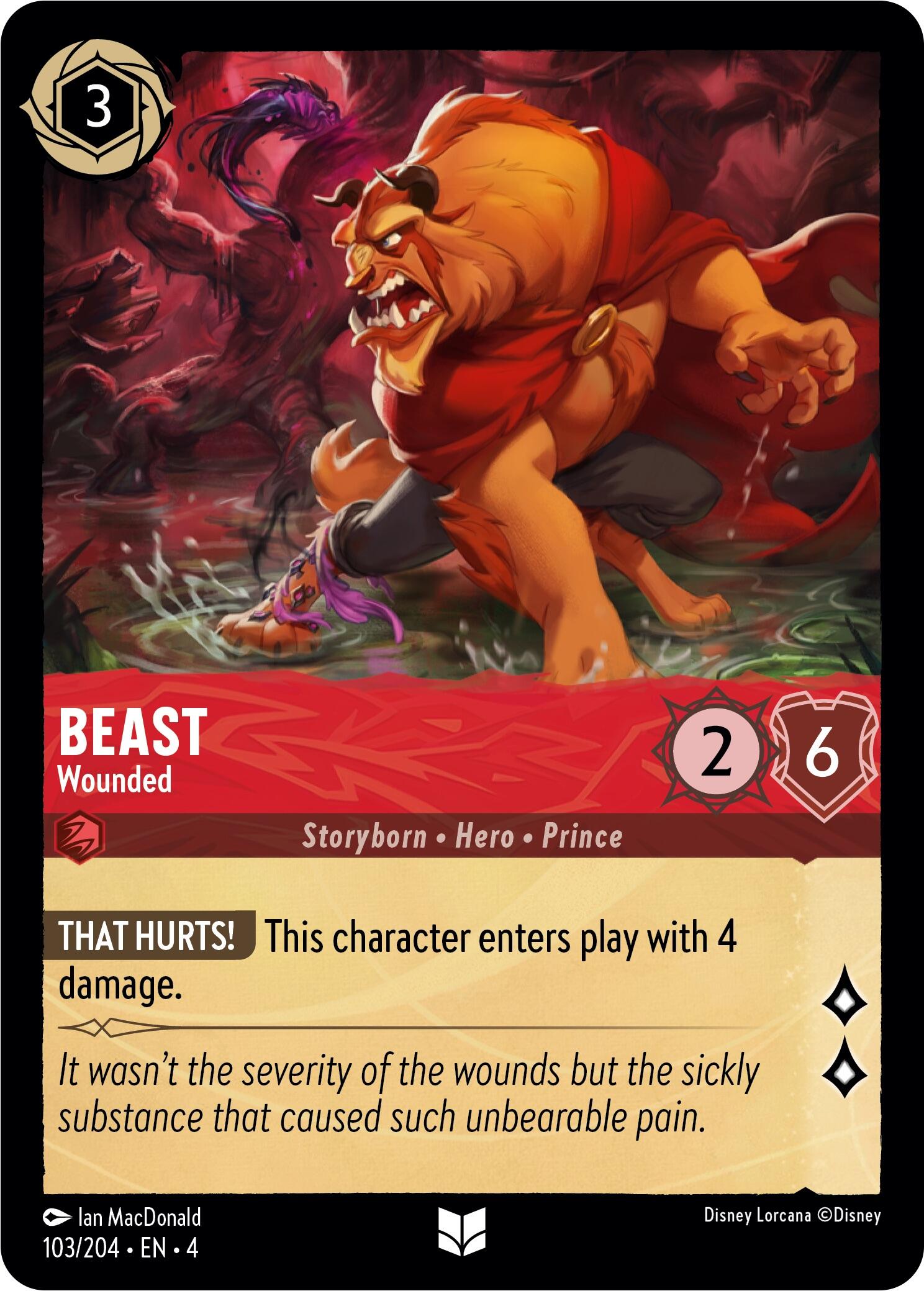 Beast - Wounded (103/204) [Ursula's Return] - Trinity Hobby