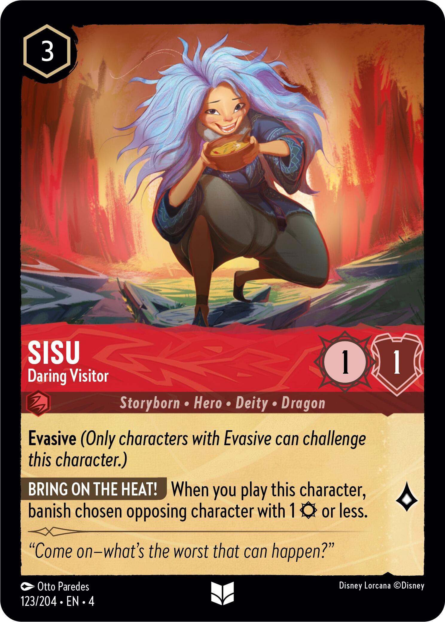 Sisu - Daring Visitor (123/204) [Ursula's Return] - Trinity Hobby