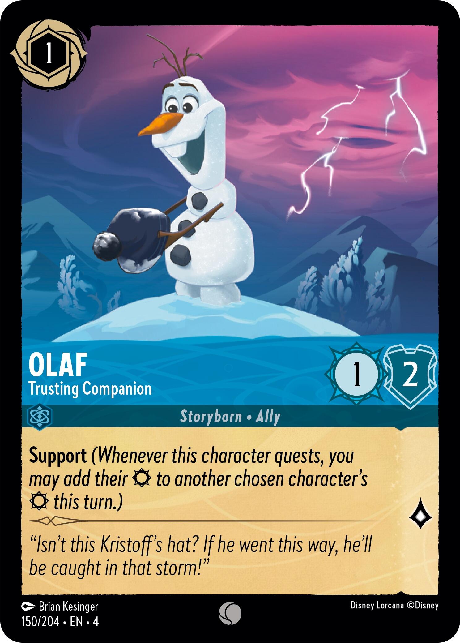 Olaf - Trusting Companion (150/204) [Ursula's Return] - Trinity Hobby