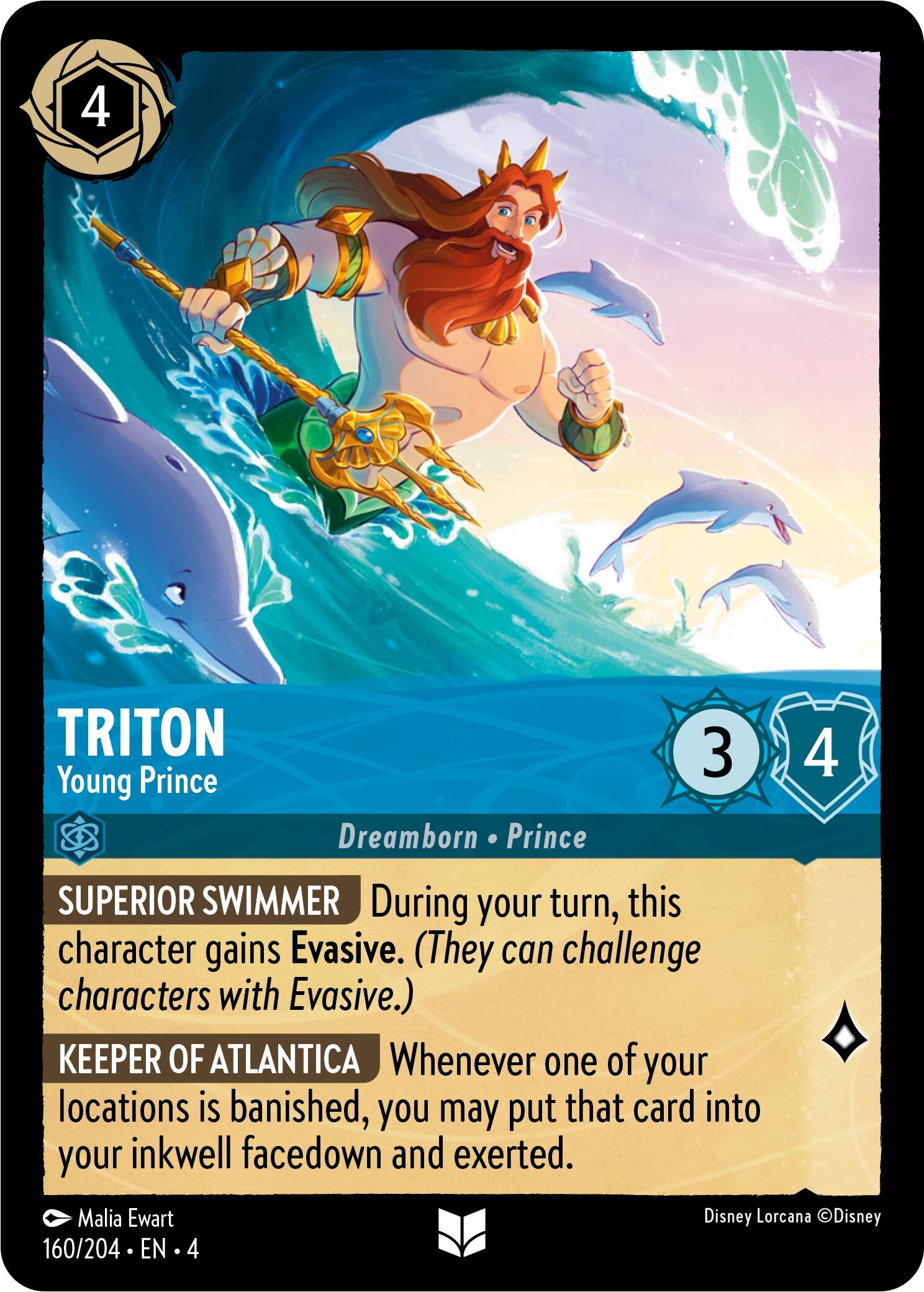 Triton - Young Prince (160/204) [Ursula's Return] - Trinity Hobby