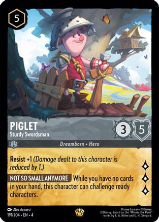 Piglet - Sturdy Swordsman (191/204) - [Ursulas Return] - Trinity Hobby