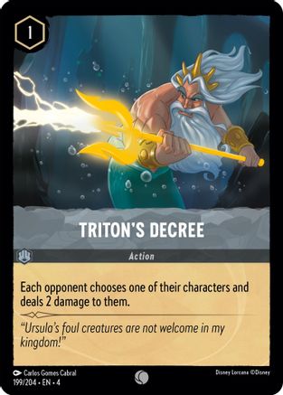 Triton's Decree (199/204) [Ursula's Return] - Trinity Hobby