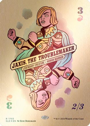 Jaxis, the Troublemaker (Rainbow Foil) (SLD-1703) - [Secret Lair Drop Series] Foil - Trinity Hobby