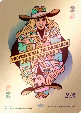 Professional Face-Breaker (Rainbow Foil) (SLD-1706) - [Secret Lair Drop Series] Foil - Trinity Hobby