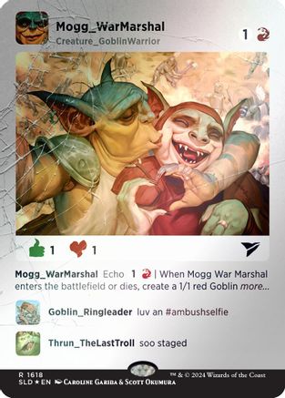 Mogg War Marshal (Rainbow Foil) (SLD-1618) - [Secret Lair Drop Series] Foil - Trinity Hobby