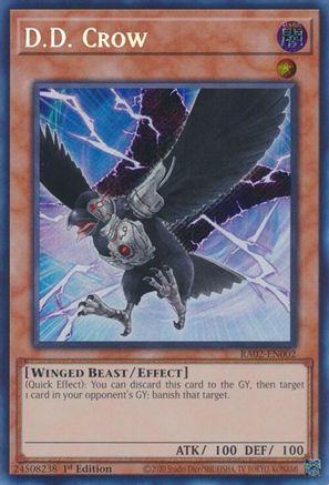 D.D. Crow (Secret Rare) [RA02-EN002] Secret Rare - Trinity Hobby