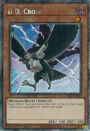 D.D. Crow (Platinum Secret Rare) [RA02-EN002] Platinum Secret Rare - Trinity Hobby
