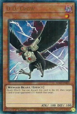 D.D. Crow (PUR) [RA02-EN002] Prismatic Ultimate Rare - Trinity Hobby