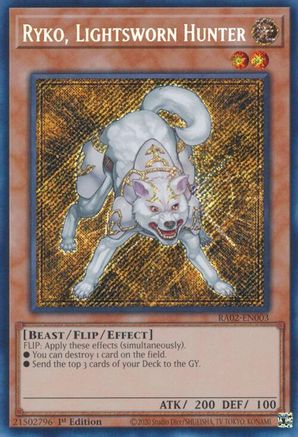 Ryko, Lightsworn Hunter (Secret Rare) [RA02-EN003] Secret Rare - Trinity Hobby