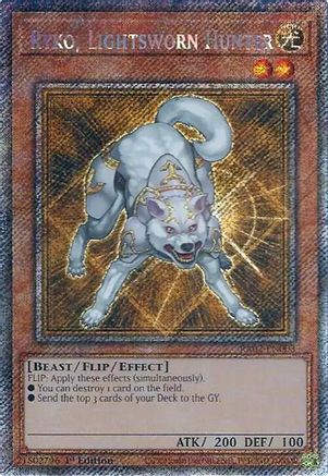 Ryko, Lightsworn Hunter (Platinum Secret Rare) [RA02-EN003] Platinum Secret Rare - Trinity Hobby