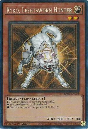 Ryko, Lightsworn Hunter (PCR) [RA02-EN003] Prismatic Collector's Rare - Trinity Hobby