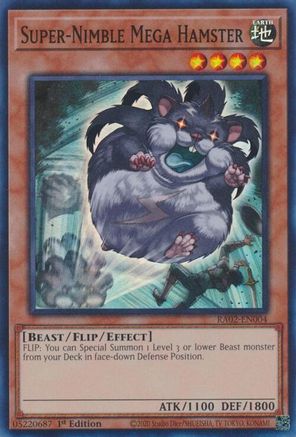 Super-Nimble Mega Hamster [RA02-EN004] Super Rare - Trinity Hobby