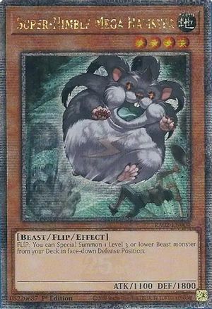 Super-Nimble Mega Hamster (Quarter Century Secret Rare) [RA02-EN004] Quarter Century Secret Rare - Trinity Hobby