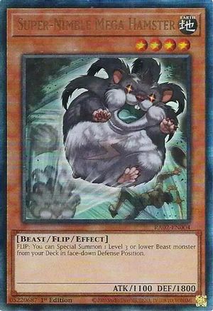 Super-Nimble Mega Hamster (PUR) [RA02-EN004] Prismatic Ultimate Rare - Trinity Hobby