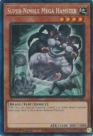 Super-Nimble Mega Hamster (PCR) [RA02-EN004] Prismatic Collector's Rare - Trinity Hobby