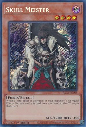 Skull Meister (Secret Rare) [RA02-EN005] Secret Rare - Trinity Hobby