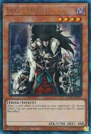 Skull Meister (PUR) [RA02-EN005] Prismatic Ultimate Rare - Trinity Hobby
