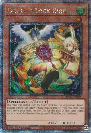 Droll & Lock Bird (Alternate Art) (Quarter Century Secret Rare) [RA02-EN006] Quarter Century Secret Rare - Trinity Hobby