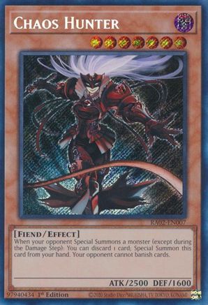 Chaos Hunter (Secret Rare) [RA02-EN007] Secret Rare - Trinity Hobby