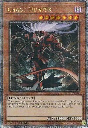 Chaos Hunter (Quarter Century Secret Rare) [RA02-EN007] Quarter Century Secret Rare - Trinity Hobby