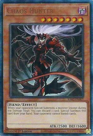 Chaos Hunter (PUR) [RA02-EN007] Prismatic Ultimate Rare - Trinity Hobby