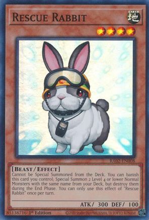 Rescue Rabbit [RA02-EN008] Super Rare - Trinity Hobby