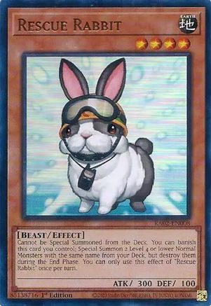 Rescue Rabbit (UR) [RA02-EN008] Ultra Rare - Trinity Hobby