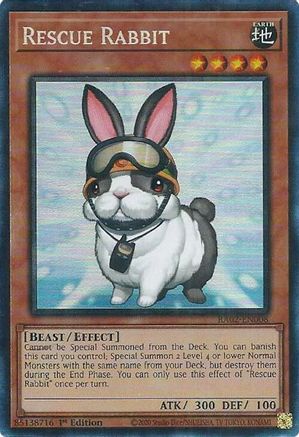Rescue Rabbit (PCR) [RA02-EN008] Prismatic Collector's Rare - Trinity Hobby