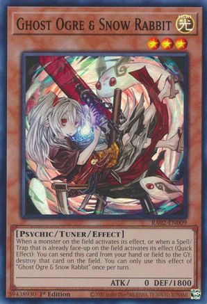 Ghost Ogre & Snow Rabbit (Alternate Art) [RA02-EN009] Super Rare - Trinity Hobby